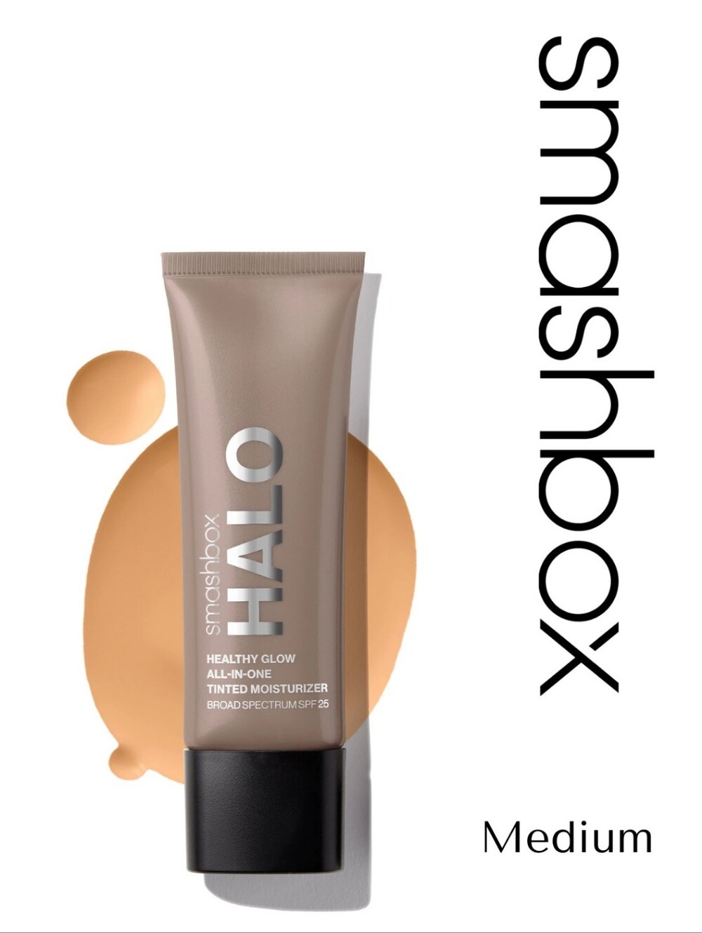 SMASHBOX- HALO HEALTHY GLOW ALL-IN-ONE MOISTURIZER SPF 25- Medium